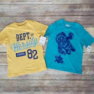 Oshkosh & Carter's Boy T-Shirt Bundle 4T